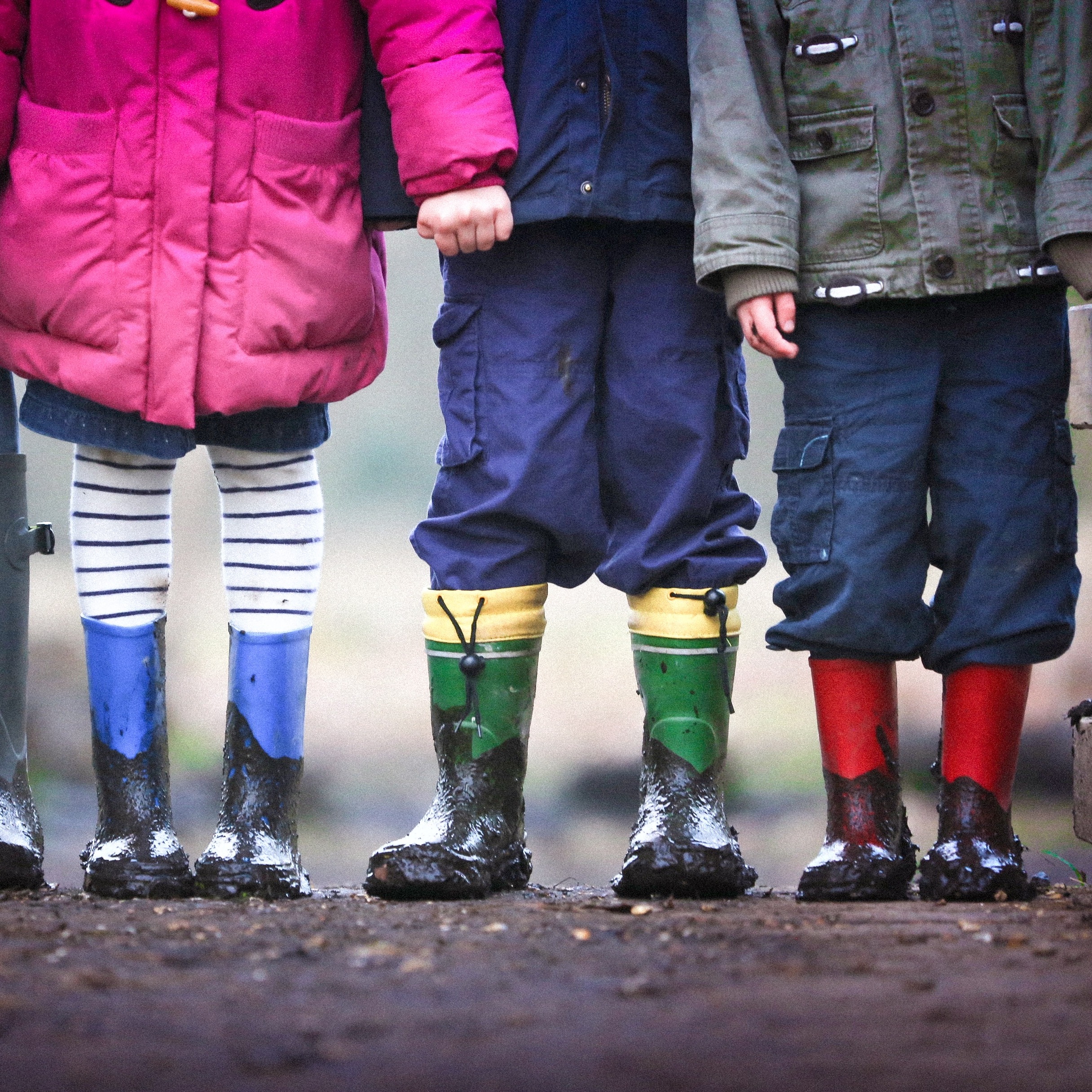 Niños y niñas para película en Cataluña