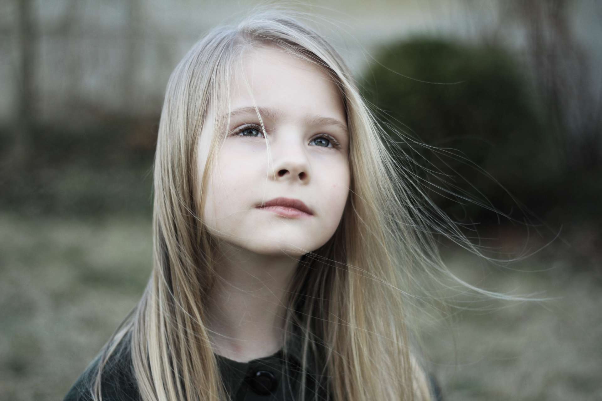 Niña para gráficas en Zumaia